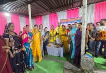 बांकीमोंगरा के जंगल साइड में बनेगा साहू समाज का भव्य भवन, माता कर्मा जयंती पर अध्यक्ष श्रीमती सोनी झा ने भूमिपूजन